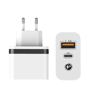 <span class=keywords><strong>2.4A</strong></span> סוג-c + USB טלפון מטען נסיעות מטען USB + פ"ד אמריקאי סטנדרטי ואירופה סטנדרטי מתאם