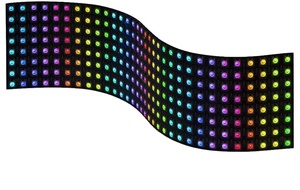 WS2812B панель RGB 8x32 256 индивидуально адресуемый запрограммированный 5 в цифровой rgb светодиодный матричный дисплей - Product Image 3