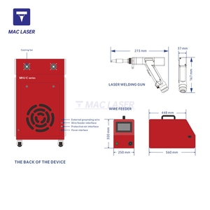 MHJ-C Series MAX Laser Handheld Laser <strong>Welder</strong> Fiber Laser Welding Machine 1000W 1500W 2000W