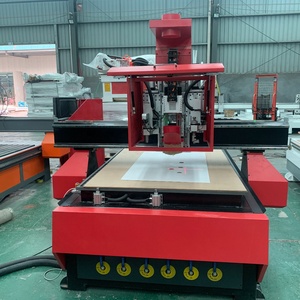 Router Cnc ATC con sistema Ccd rotante vibrante pneumatico trascinamento cordonatura mezzo taglio coltello tangenziale - Product Image 6