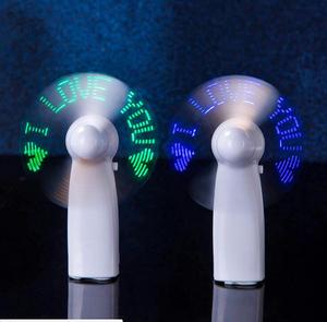 New <strong>Mini</strong> <strong>Mini</strong> Portable Handy <strong>Led</strong> <strong>Custom</strong> <strong>Message</strong> Battery <strong>Fan</strong> Battery Powerful <strong>Fan</strong> Party Favor <strong>LED</strong> Glow Light up <strong>Message</strong> <strong>Fan</strong> - Product Image 4