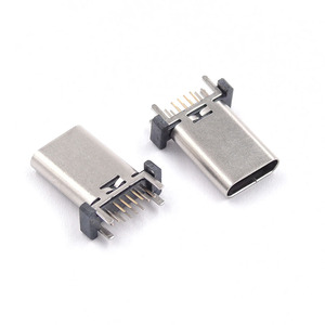 <strong>TYPE</strong>-C <strong>Vertical</strong> <strong>Female</strong> 16Pin 180 Degree Height 13.7mm <strong>TYPE</strong>-C Socket <strong>USB</strong> Connector - Product Image 4