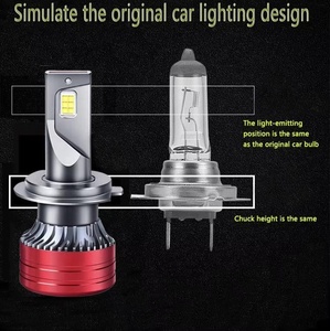 Su geçirmez araç aydınlatma sistemi, H4 Fan soğutma 56watt V13 dahili sürücü Led ışık araba far Hilux 2012 için - Product Image 6