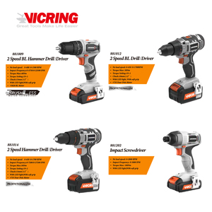 VICRING <strong>Big</strong> Surprise !!!Combo Power Tool Set Brushless Drill Cordless Tool <strong>Kits</strong> Power Tool Combo <strong>Kits</strong> <strong>Easy</strong>-to-use - Product Image 3