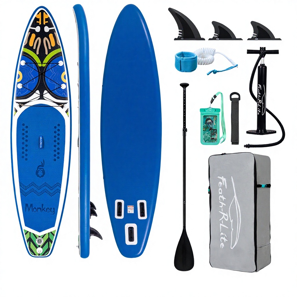 SUPFR02D--335cm Mono Azul (artesanía en relieve 3D)