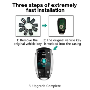 BMWベンツレクサスフォードKIAヒュンダイカーLcdスマートキー用スマートリモートコントロールタッチスクリーンカーキー - Product Image 4