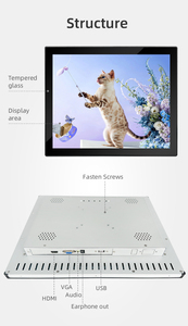 Rifornimento di fabbrica ad alta luminosità ip65 impermeabile open frame capacitivo touch screen incorporato industriale display lcd monitor - Product Image 6