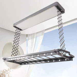 Electric Ceiling Mounted Drying Rack Ceiling Mounted Intelligent Clothes Rack With Wireless Control