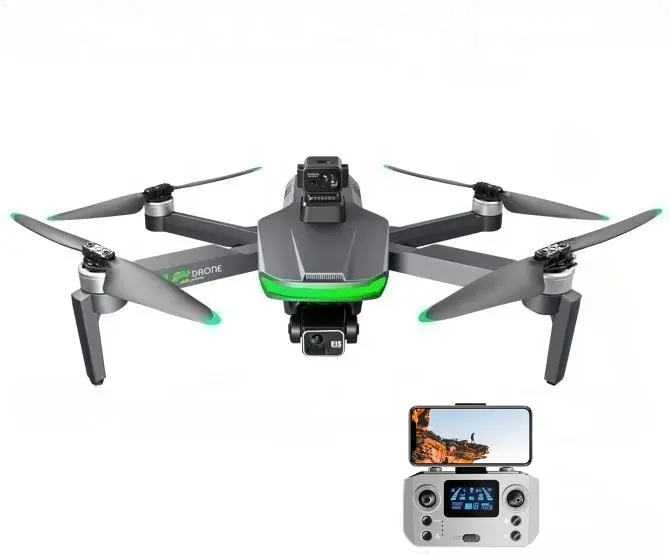 2024 novo S158 Gimbal autoestabilizador de três eixos RC FPV 8K câmera 5G drone sem escova câmera dupla HD com evitação de obstáculos