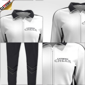Özel tasarım amigo ceket kadınlar Polyester Cheer ve dans ısınma ceketler özel Cheer ceketler - Product Image 4