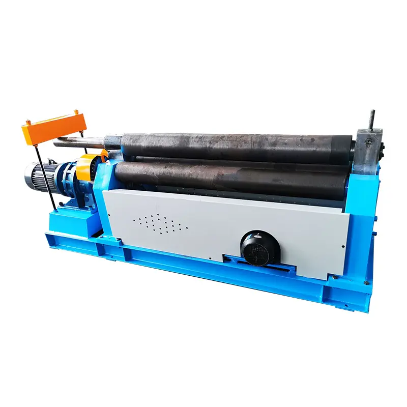 W11-6x2000 3 roller cnc industrial steel cold aluminium plate electronic sheet press bending rolling machine price