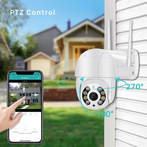 5MP PTZ กล้อง IP Wifi กลางแจ้ง AI ตรวจจับมนุษย์เสียง1080จุดกล้องวงจรปิดรักษาความปลอดภัยแบบไร้สาย P2P RTSP 4X ดิจิตอลซูม Wifi กล้อง - Product Image 2