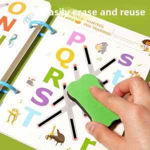 Hot người bán hàng trẻ em truy tìm Sách Bài Tập Đặt mẫu giáo xóa được Bài Tập Câu Đố giáo dục đồ chơi bút Montessori cho trẻ em - Product Image 3