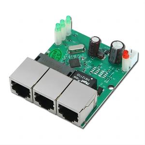 Ev ofis işleri için ODM 3 port Ethernet anahtarlama paneli 100Mbps Internet ağ anahtar modülü Ethernet anahtarı PCB - Product Image 3