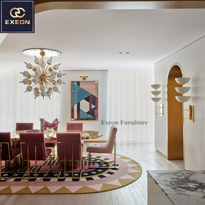 Representación 3D personalizada de alta calidad del diseño de arquitectura moderna clásica para la decoración interior de la villa del hogar para la aplicación escolar - Product Image 1