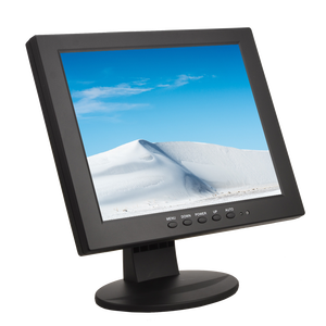 Monitor LCD Tft de entrada VGA y RCA de 10 pulgadas, montador de pared, monitor DVI LED a color de 10,4 pulgadas