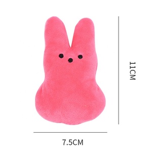 Cute Rabbit-Shaped <strong>Catnip</strong> Interactive Chew Toy for Small Pets 5 Color Options for Molar <strong>Use</strong>