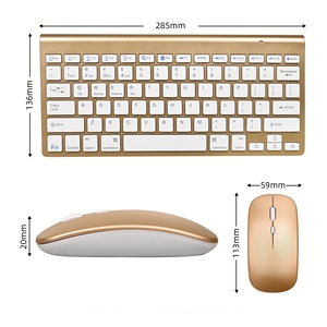 New Arrival! <strong>Wireless</strong> Dual - Mode Bluetooth <strong>Keyboard</strong> and Mouse Set, a Business Office <strong>Keyboard</strong> - Mouse Combo - Product Image 5