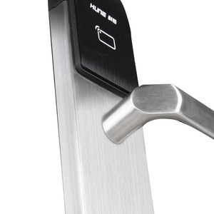 HUNE Hotel Cartão Chave Leitor Cartão Swipe Door Lock System Segurança Hotel <span class=keywords><strong>Smart</strong></span> Lora Network Hotel Door Lock