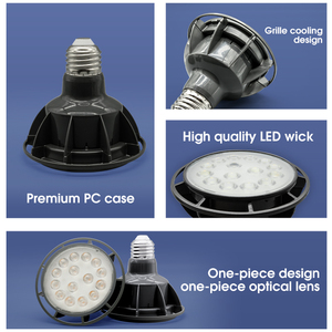 Woojong High Efficacy <strong>LED</strong> Par Light Bulb Par38/Par30 AC 85V-265V for Office &amp; Residential Lighting UL/FCC/EMC/PSE/LVD Certified - Product Image 3