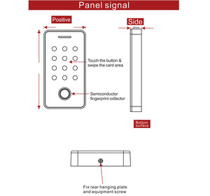 Sistema di lettore di schede di controllo accessi codice Qr intelligente App Ic Card