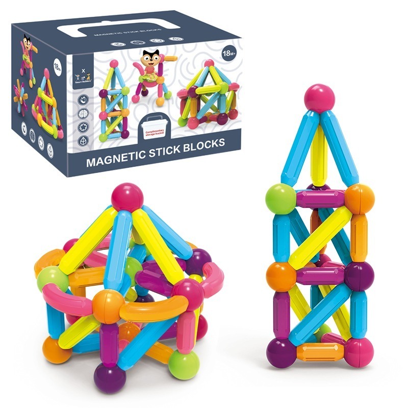 ELI0101796-Early Education Magnetic Stick Deluxe Edition 46PCS