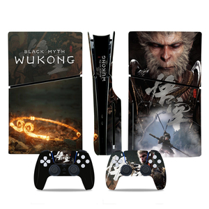 PS5 Slim Wukong Skin Sticker Full Set Console <strong>Controllers</strong> Disc Digital Version <strong>Custom</strong> Protective Vinyl Decal Cover Skin Wrap Set - Product Image 6