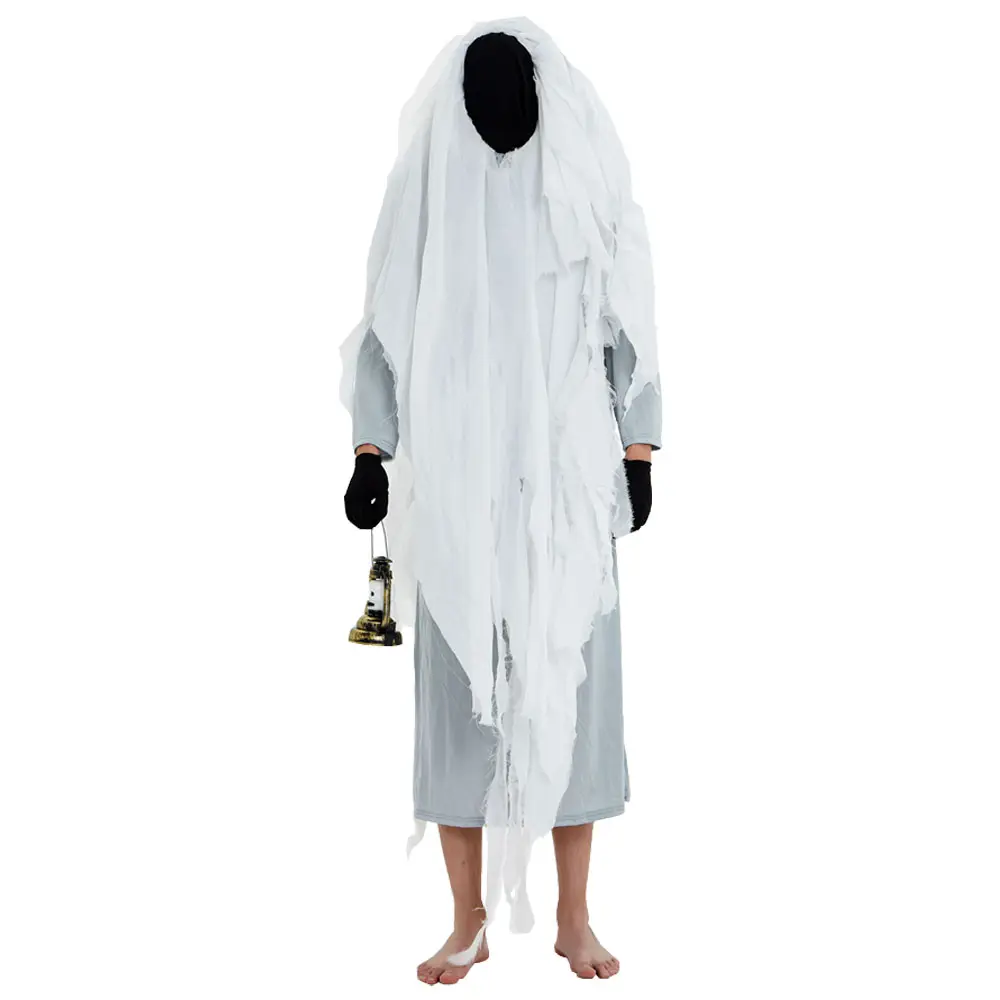 Disfraz de Halloween Cosplay Ghost Death Boy's Horror con máscara para adultos disfraz de Fiesta infantil