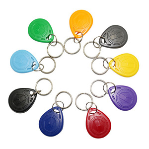 No. 2 ID erişim kartı 5200 anahtarlık mavi baskı hücre kopya IC asansör kart katılım indüksiyon NFC RFID Mini etiketi