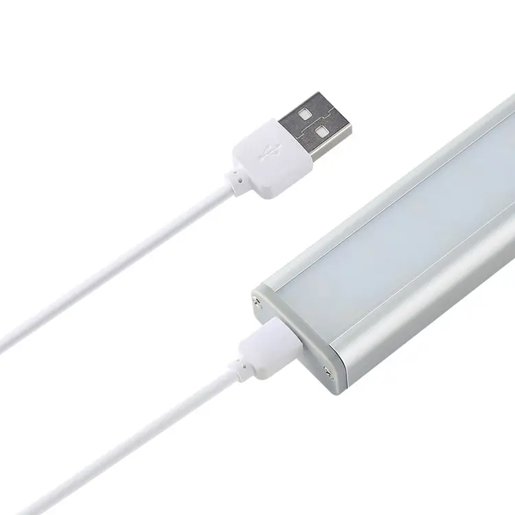 USB recarregável LEVOU magnética Interior 3W 30led movimento humano sensor de luz da noite da lâmpada do armário do armário