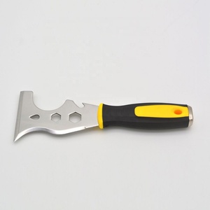Rascador de masilla multifuncional de acero inoxidable, herramienta profesional, espátula curvada recta para pintura 13 en 1 - Product Image 2