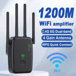 U11 WiFi kablosuz Router tekrarlayıcı 2.4G 5G WiFi sinyal amplifikatörü genişletici Booster ağ Lan kablosuz Dual Band Gigabit tekrarlayıcı - Product Image 3