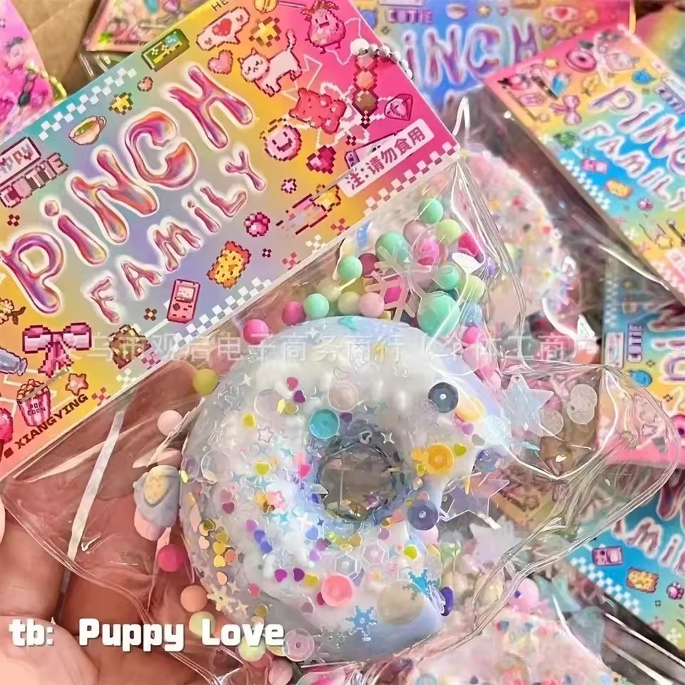Blue Half Donut