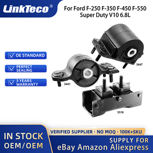 Linkteco 3PCS <strong>Trans</strong>. Mount &amp; Engine Motor Mounts Set For Ford F-250 F-350 F-450 F-550 Super Duty V10 6.8L 2008-2017 7C3Z-6068-CA - Product Image 6