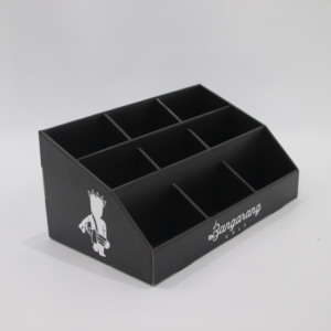 Caja de exhibición de cartón con divisor Estante de exhibición de papel personalizado Unidad de estante Mostrador Soporte de exhibición de papel - Product Image 3