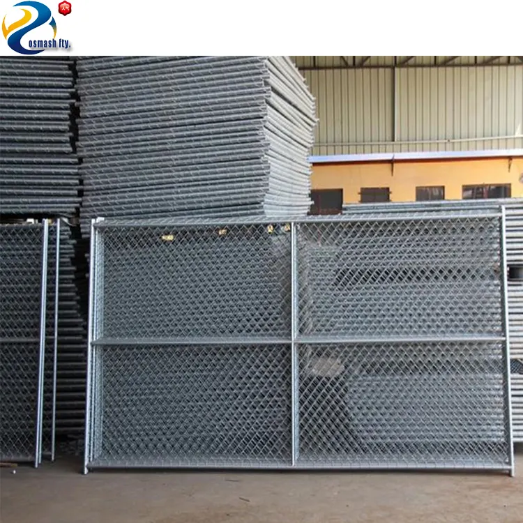 Commercio all'ingrosso kink utilizzato zincato pannelli di recinzione di rete metallica di collegamento della catena 6x10