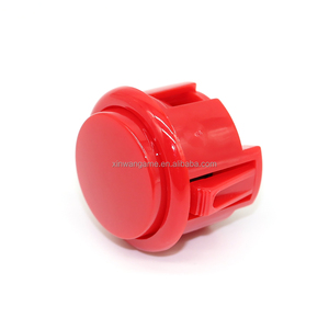 Sanwa 30mm Arcade Druckknopf OBSF24 Schalter Kunststoff Ersatz knöpfe für Nintendo MAME Raspberry Pi 5V Münz zahlungs methode - Product Image 1