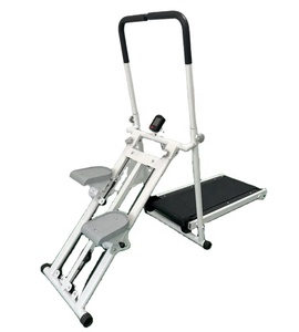 ลู่วิ่งไฟฟ้าแบบ2อิน1บันไดพับได้อเนกประสงค์สำหรับออกกำลังกายในบ้าน - Product Image 1