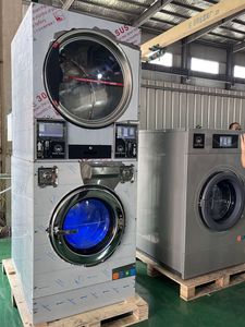 Coin <strong>Operated</strong> Laundry Washing Machine , Fully Automatic Washing Machine With Drying Commercial Laundry Machines for Business - Product Image 3