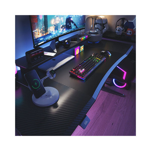 Mesa de juegos ergonómica de diseño moderno PC Escritorio de ordenador de Pie ajustable - Product Image 1
