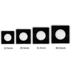 กล่องเก็บเหรียญอะคริลิค2x2กล่องใสสำหรับใส่เหรียญ - Product Image 3
