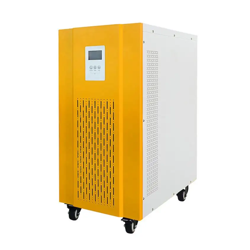 Último diseño 15kw Inversor solar híbrido 48V DC a 220V Ac 15kva 20Kva 20kw Precio de inversor solar para aplicación de tipo industrial