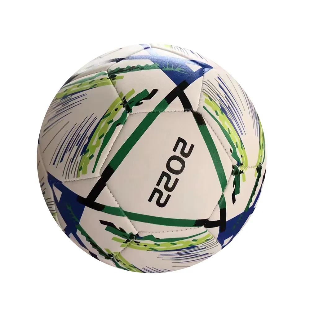 ActEarlier-pelota deportiva con logotipo personalizado, balón de fútbol de PU de PVC, blanco, amarillo, verde, rojo, naranja, púrpura y azul, promoción