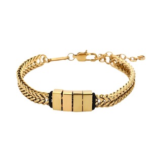 Özel moda Charm titanyum çelik bilezik erkekler için basit eşleştirme tasarımı ile dayanıklı malzeme renk solmaz - Product Image 6