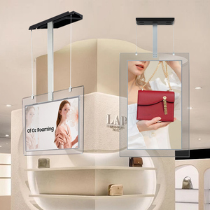 ZCLH 32&quot; 43&quot; 55&quot; 2K 4K Wall Mounted Transparent GlassUsb Wifi Digital Advertising <strong>Display</strong> Logo <strong>Custom</strong> Menu Board <strong>Display</strong> - Product Image 1