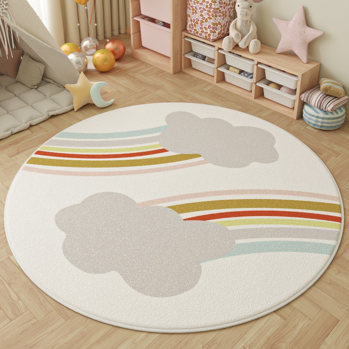 Beige Lovely rainbow 1