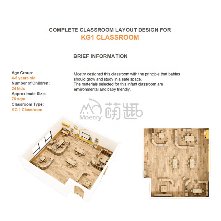 76 m² de classe de maternelle