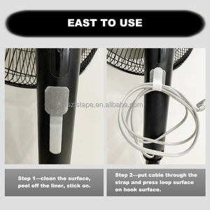 家庭和办公室用粘性背部可重复使用钩环扎带 - Product Image 6