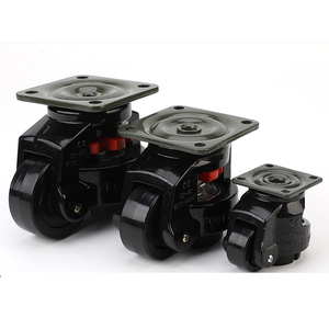 WH Heavy-duty 40F/60F/80F/100F/120F/150F Level Adjustment Fuma Casters Machine <strong>and</strong> Equipment Moving Caster Wheels - Product Image 2