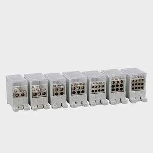 FJ6G-100 Type <strong>One</strong> <strong>Input</strong> <strong>Four</strong> <strong>Output</strong> Switch Terminal Junction Box Connector 1 <strong>Input</strong> 4 <strong>Output</strong> Circuit Breaker Terminal Block - Product Image 2